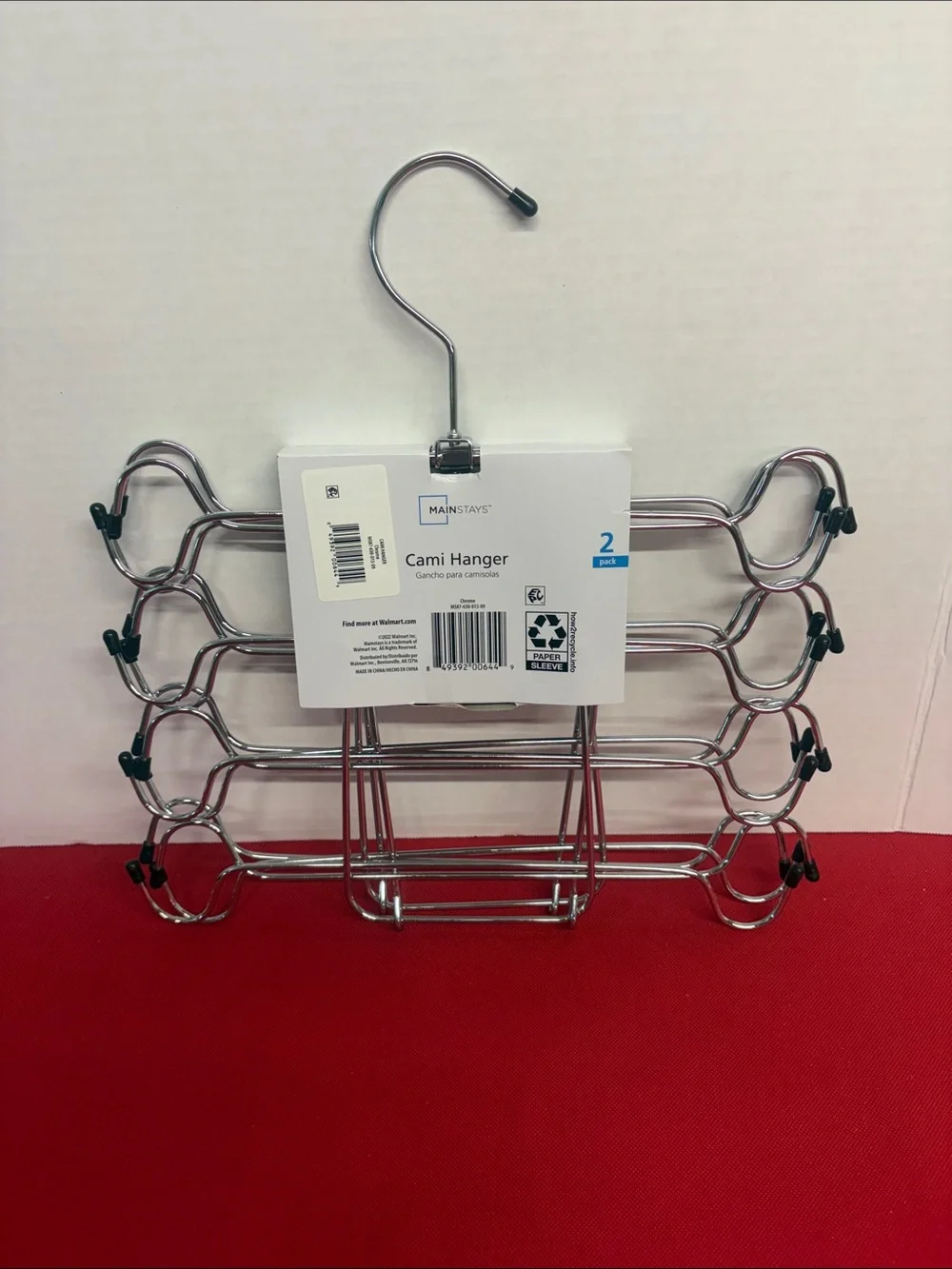 Mainstays Chrome Multi-Tier Cami Hanger - Silver